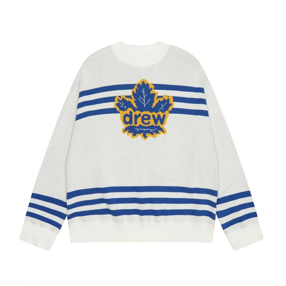 Drew-House-Maple-Leaf-Embroidered-Crewneck-Sweater.jpeg Drew House Maple Leaf Embroidered Crewneck Sweater