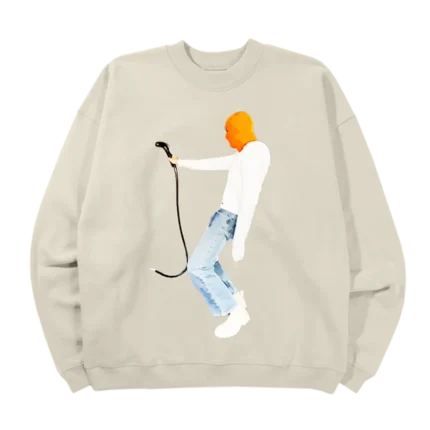 Justin Bieber Light Gray Sweatshirt