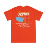 Justin Bieber Justice Tour Orange T-Shirt
